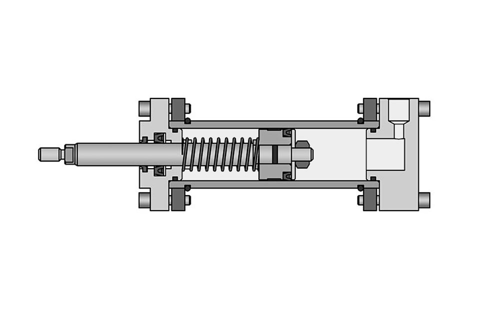 سیلندرهای یک طرفه
